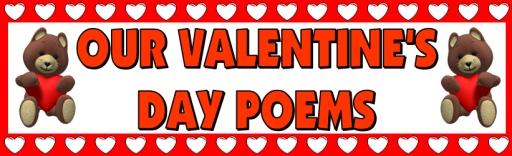 Valentine's Day Poems Bulletin Board Display Banner Example for Classrooms