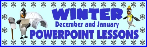 Christmas and Winter Powerpoint Lessons and Activities