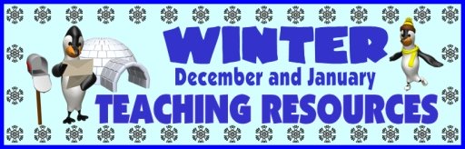 Winter Teaching Resources for December, Christmas, and January