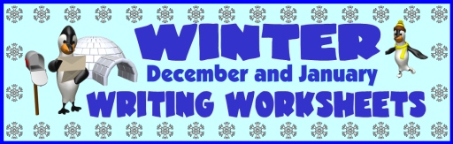 Christmas and Winter Printable Worksheets for Fun Creative Writing Activities
