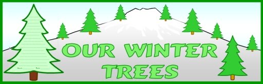 Winter Tree Bulletin Board