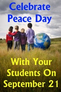 World Peace Day September 21 Lesson Plans and Activities for Elementary School Students