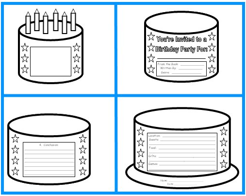 Blank Cake Templates