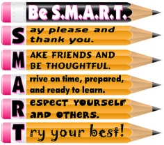 Free Be S.M.A.R.T. Classroom Rules Bulletin Board Display