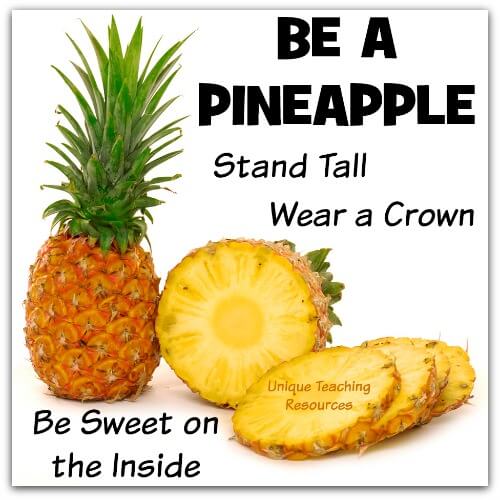 Be a Pineapple Quote