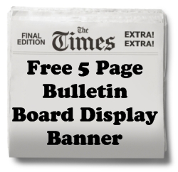 Biography Book Report Free Bulletin Board Display Banner
