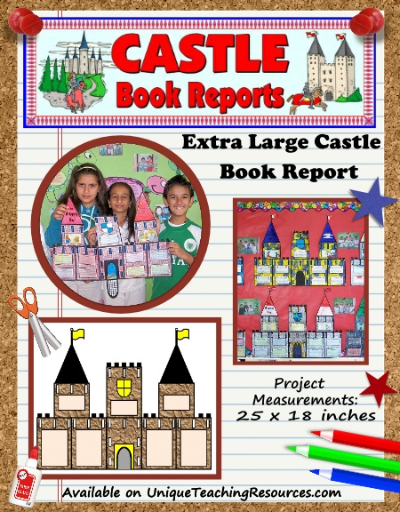Castle Book Report Project Templates For Fairy Tales Themes