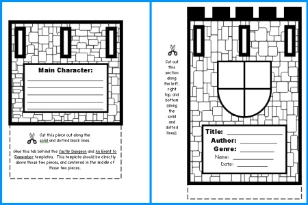 Castle Book Report Project Student WritingTemplates and Worksheets