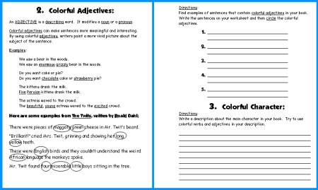 Caterpillar Book Report Project First Draft Writing Worksheets 2