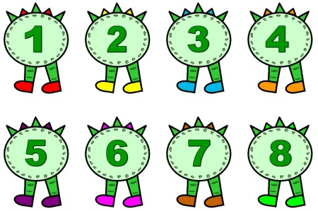 integers on number line. a number line that spans a