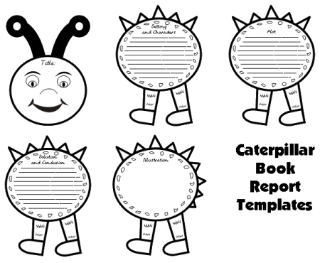 Primary school book report template