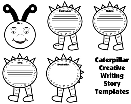 Spring Caterpillar Creative Writing Templates