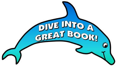 Dive Into Reading Books Classroom Bulletin Board Display Dolphin