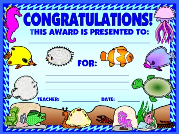 Dive Into Reading Genre Book Award Certificate Elementary Students