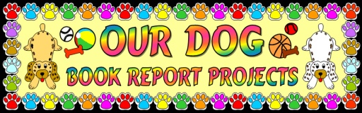 Dog Reading Book Reports Bulletin Board Display Banner