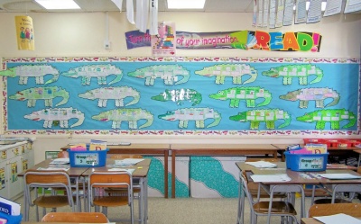 The Enormous Crocodile Bulletin Board Display of Group Book Report Projects Roald Dahl