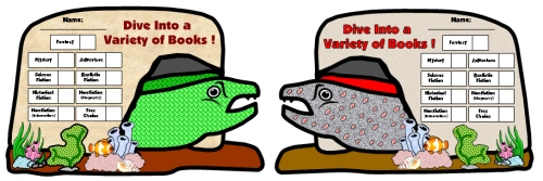 Moray Eel Sticker Charts and Templates