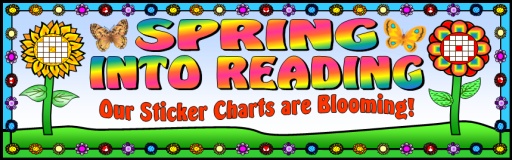 Spring Into Reading Bulletin Board Display Example Spring Into Reading Bulletin Board Display Example