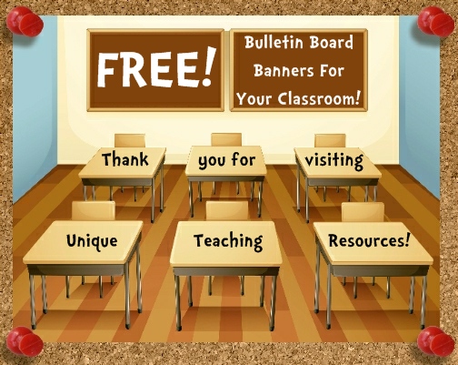 Free Bulletin Board Display Banners For Classrooms