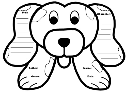 Dog Ears Coloring Page - Food Ideas