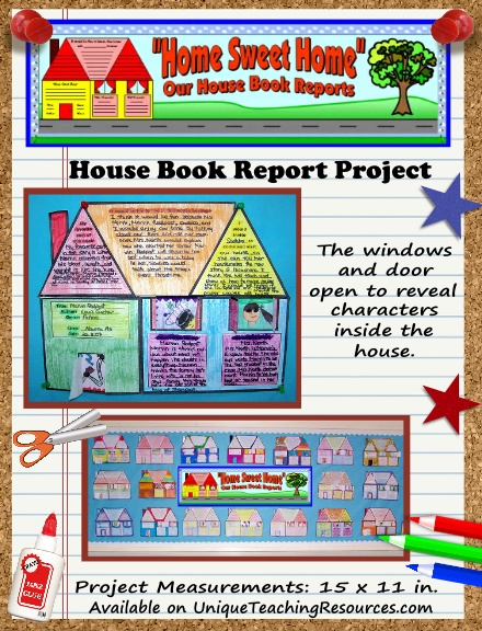 Fun Book Report Project Ideas - House Templates