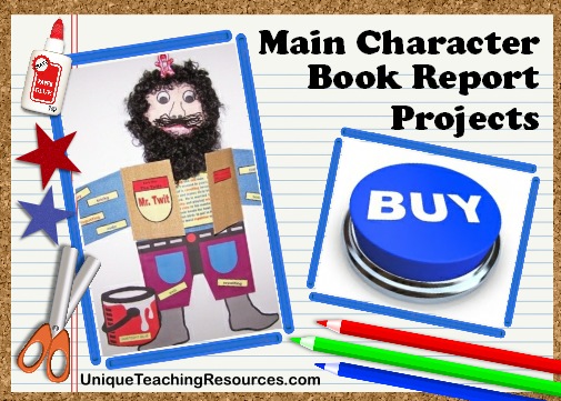 Fun Ideas For Book Report Projects For Main Characters