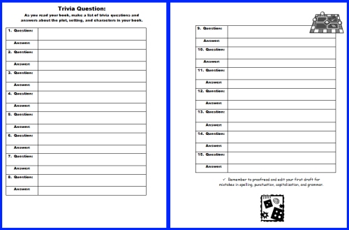 Monopoly Game Board Book Report Question and Answers