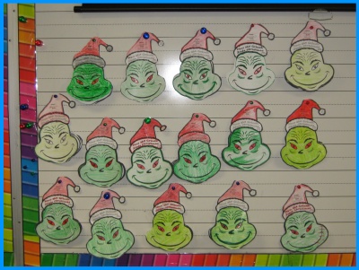 How the Grinch Stole Christmas Classroom Bulletin Board Display