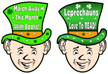 Reading Bulletin Board Display for March and St. Patrick's Day