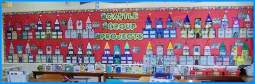 Medieval Castle Book Report Projects Classroom Bulletin Board Display