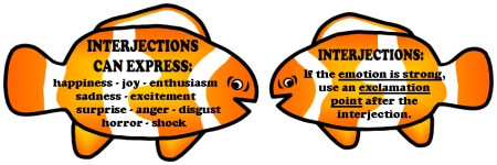 Interjections Bulletin Board Display  Resources for Teaching the Parts of Speech