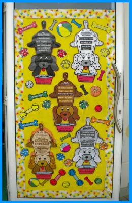 Punctuation Puppy Grammar Bulletin Board Display