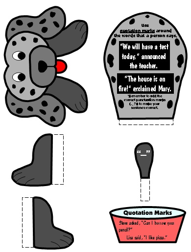 quotation marks  worksheets