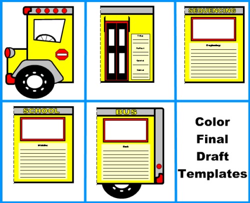 Elementary school book report template