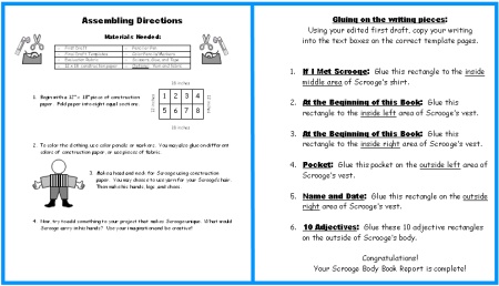 Scrooge Body Character Project Directions