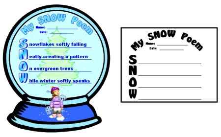 S.N.O.W. Acrostic Poem acrostic poem love. S.N.O.W. Acrostic Poem