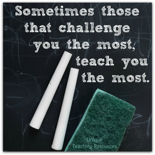 Sometimes those that challenge you the most, teach you the most.