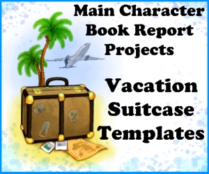 Fun Main Character Suitcase Book Report Projects