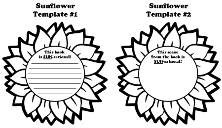 Sunflower Book Report Projects Flower Templates