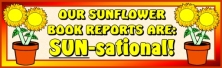Sunflower Bulletin Board Display Banner