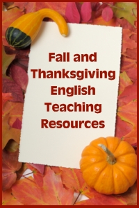 Thanksgiving English Teaching Resources and Activities for Fall and Autumn