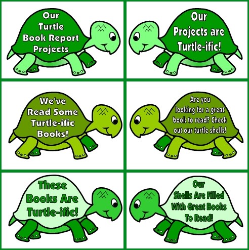 Free Turtle Templates for Classroom Bulletin Board Display