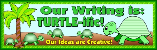 Spring Turtle Creative Writing Bulletin Board Display Ideas