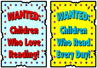 Wanted Poster Reading Bulletin Board Display Examples