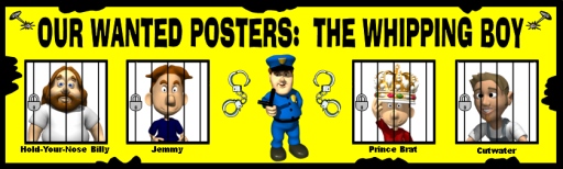 Whipping Boy Wanted Posters Bulletin Board Display Banner
