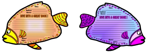 Angel Fish Book Report  Projects and Templates Dive Into Reading