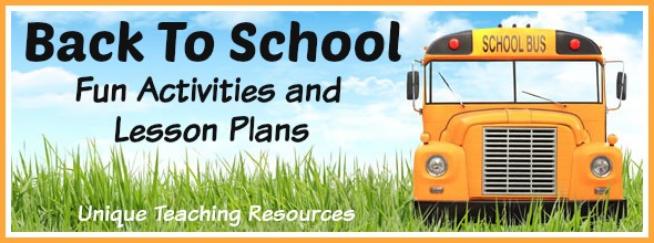 Fun Back To School Teaching Resources, Activities, Projects, and Lesson Plans