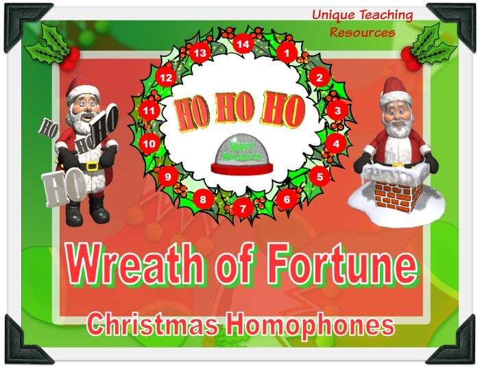This is a fun Christmas powerpoint presentation that reviews homophones in an engaging game-like format.