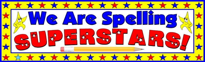 Free teaching resource to download - Spelling Superstars bulletin board display banner