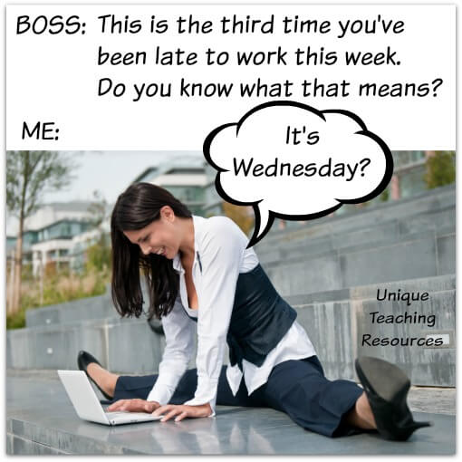 Funny work quote about Wednesday
